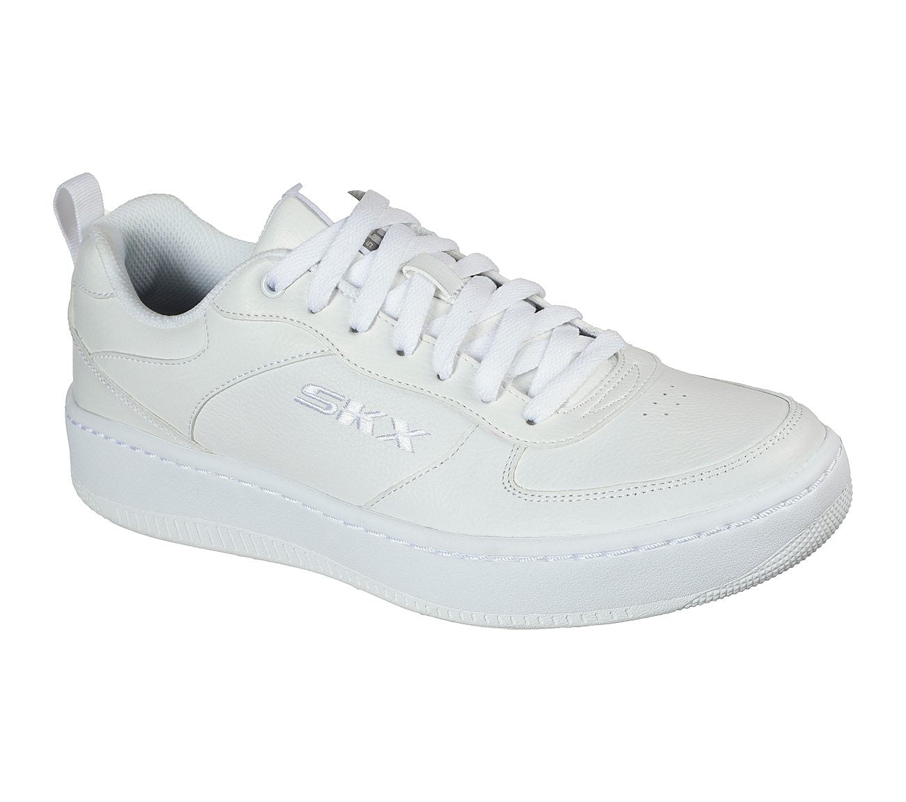 Se Skechers - Mens Sport Court 92, 237188 WHT - Hvid - 45 hos Schou Bertelsen SKO