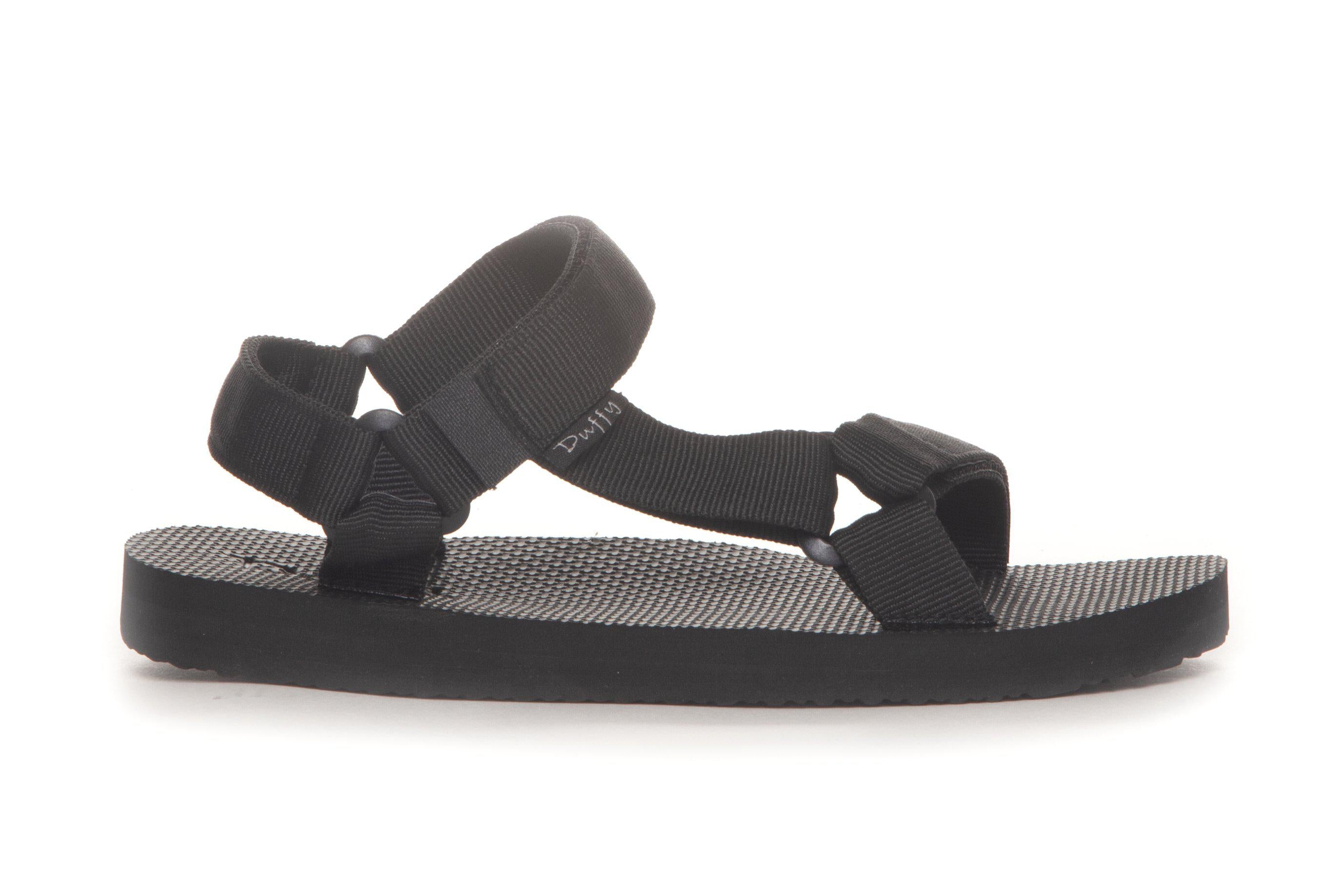 Se Duffy - Sandal med velcro - 7936901 - Sort - 38 hos Schou Bertelsen SKO