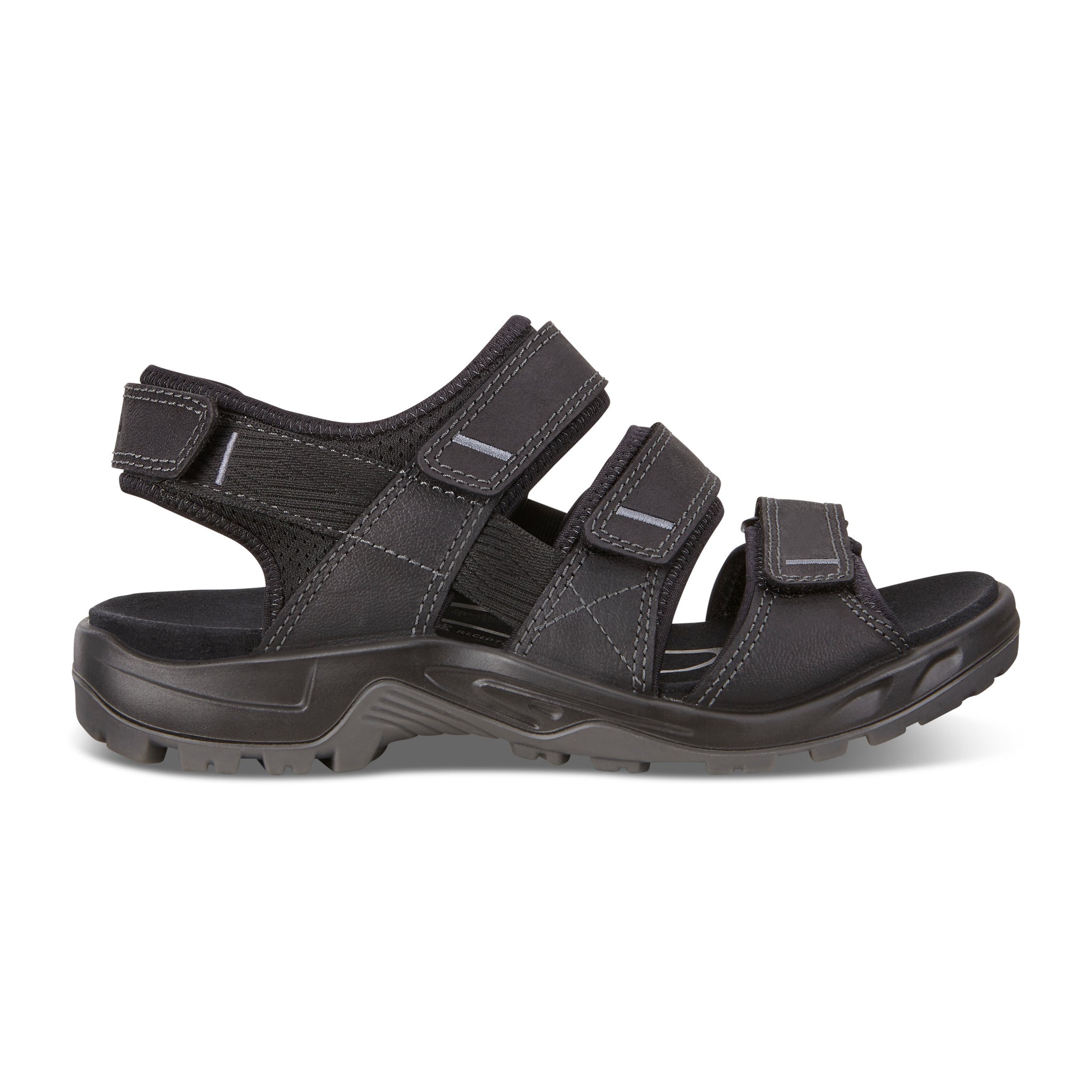 Ecco, Offroad sandal - Sort, Herre sandal med stødabsorbering, 822134 01001 - Butik i Aalborg og – Bertelsen Sko