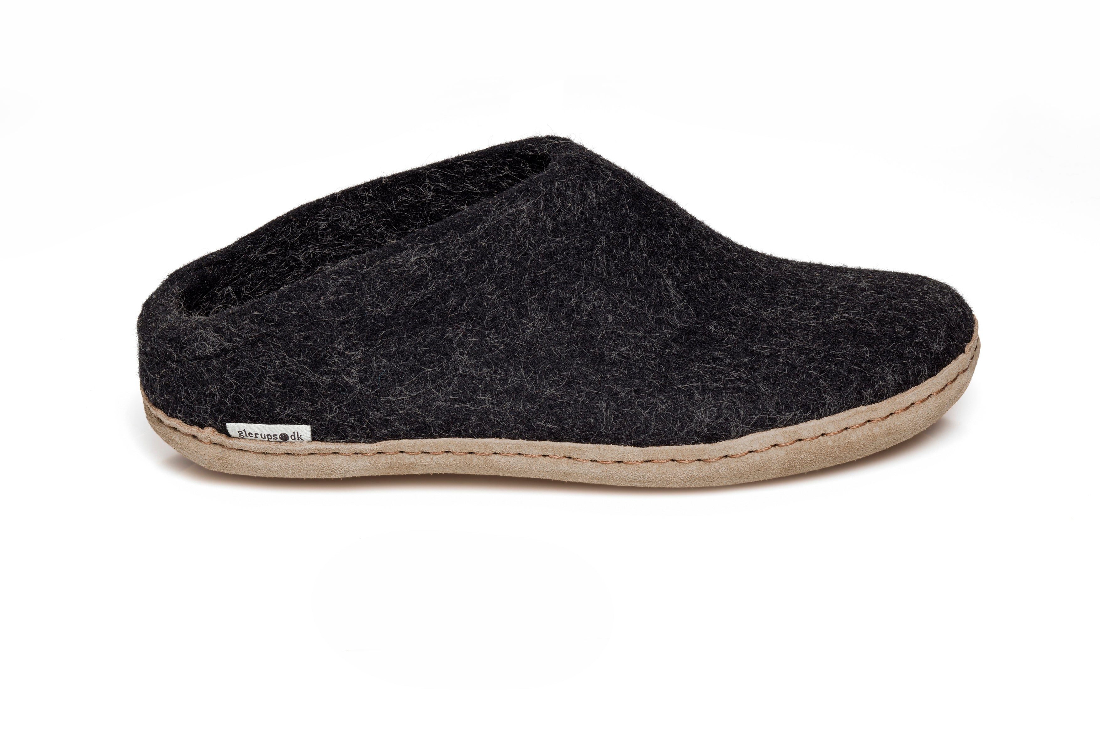 Billede af Glerups, Slip-on hjemmesko, 60-0124 - Koksgrå - 35