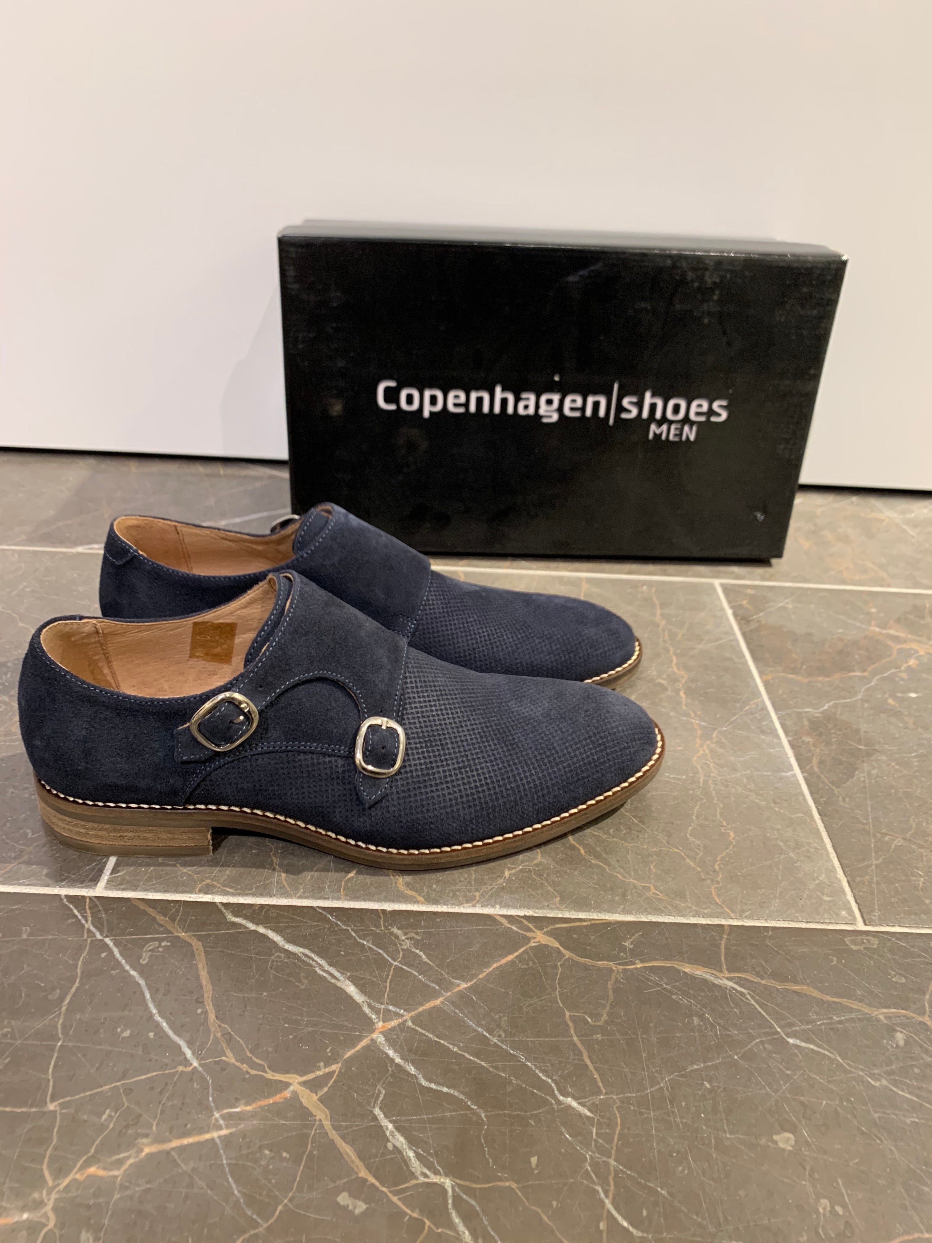 Se Copenhagen Shoes - Fin herresko, 12-0103 - Blå - 42 hos Schou Bertelsen SKO