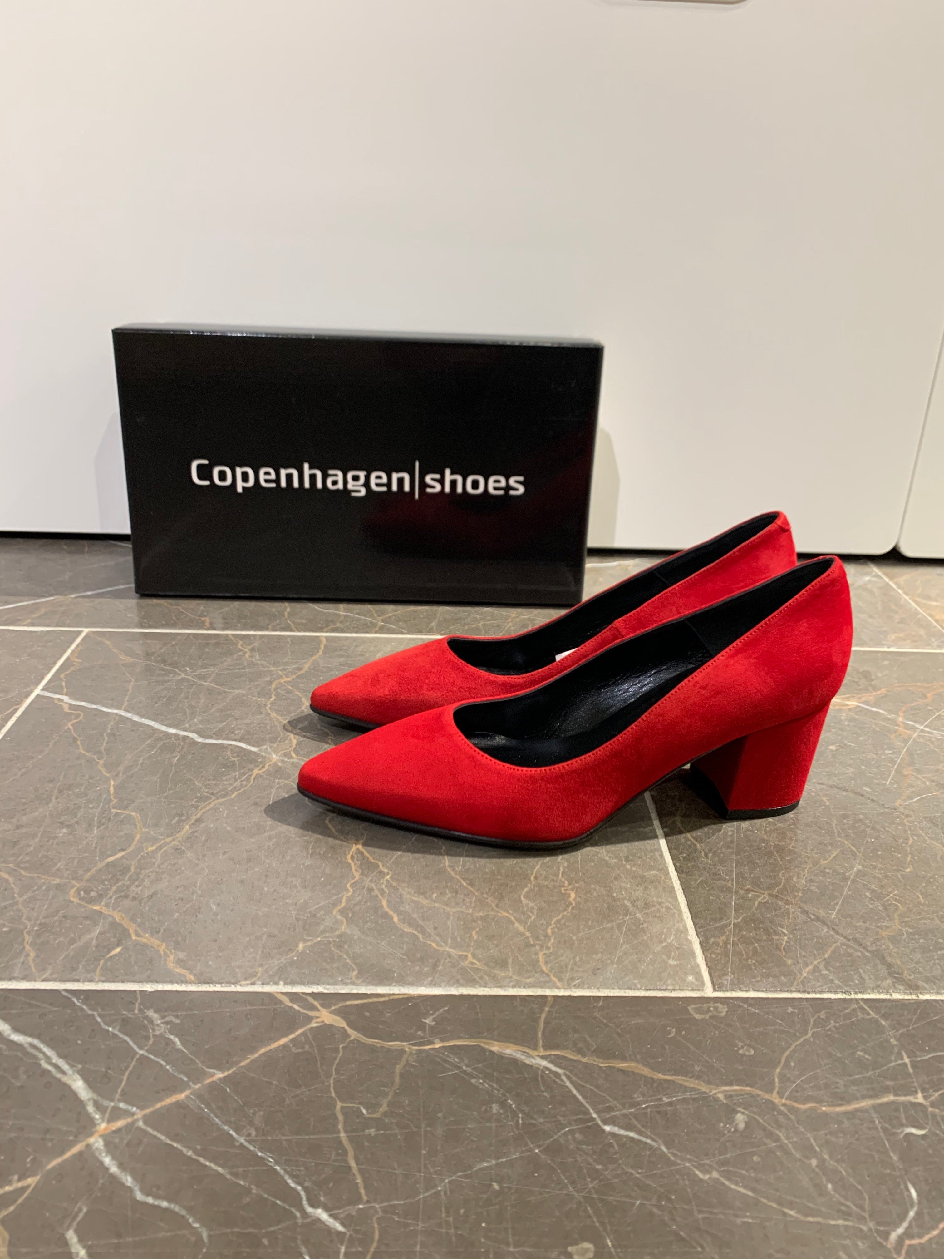 Se Copenhagen Shoes - Jill, 22-0124 - Rød - 37.5 hos Schou Bertelsen SKO