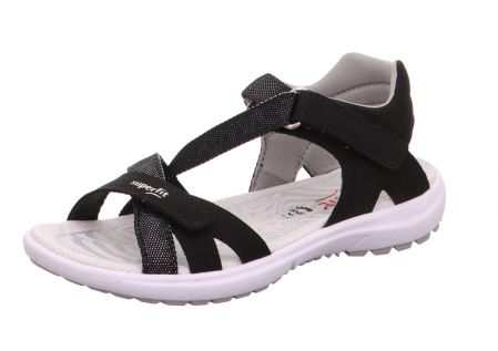 Se Superfit - Rainbow sandal, 48-0204 - Sort - 37 hos Schou Bertelsen SKO