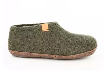 Se Green Comfort - Mera Wool Shoe, 823002Q70 045 - Grøn - 41 hos Schou Bertelsen SKO