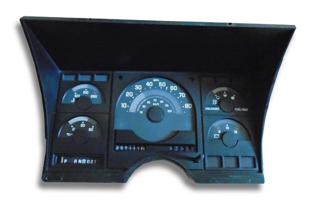 1988 1991 Chevrolet C/K Truck Instrument Gauge Cluster Replacement