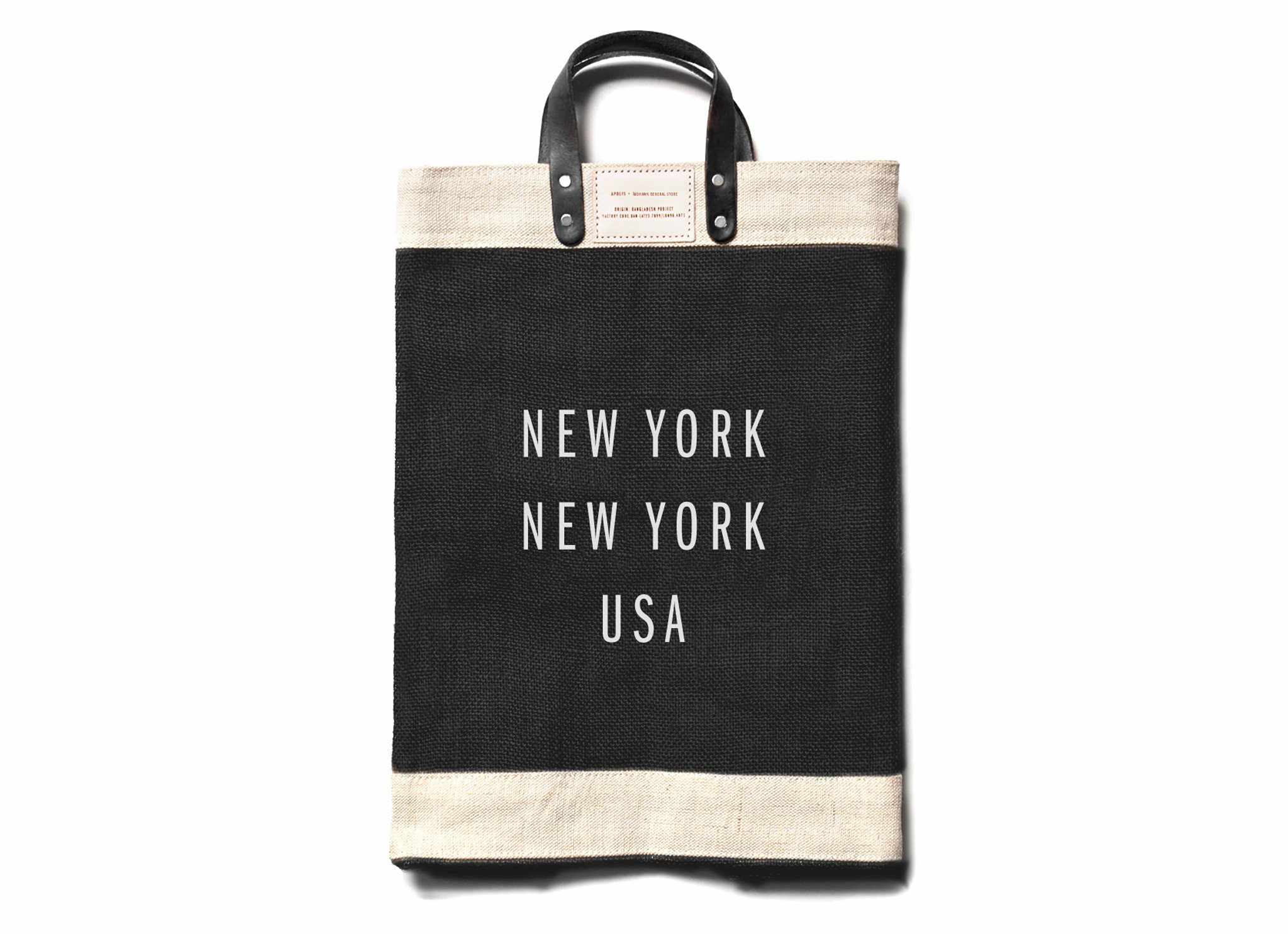 Market Bag- This Is My Happy Bag Black – Current Home NY