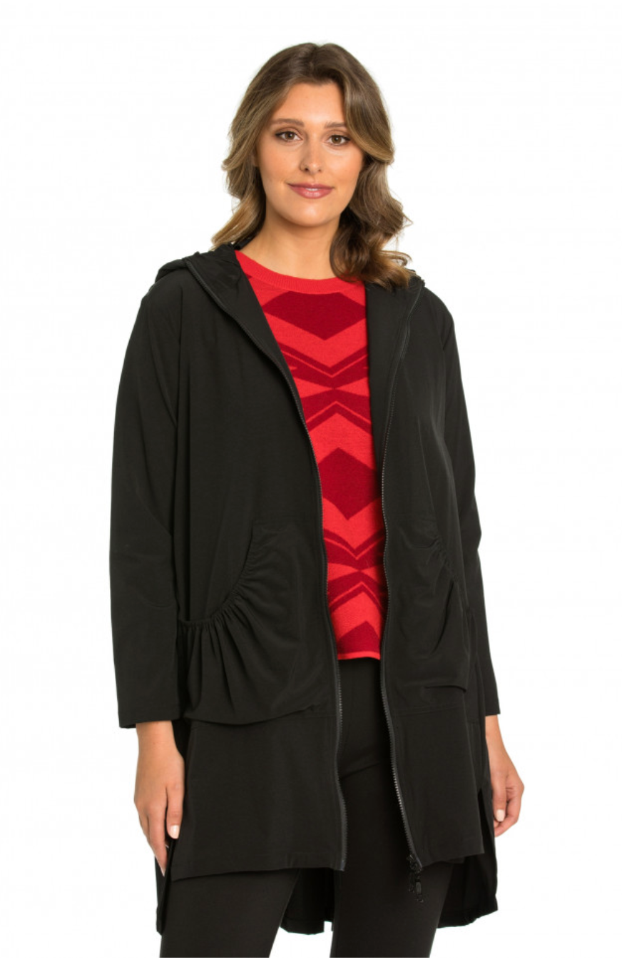 Marco Polo Black Weekender Jacket - Runway Life