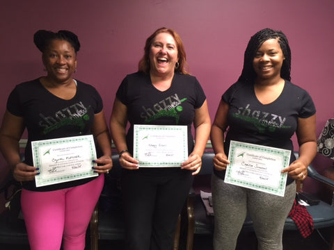 Clarksville TN Shazzy Fitness Instructor Certification Class Training September 2015