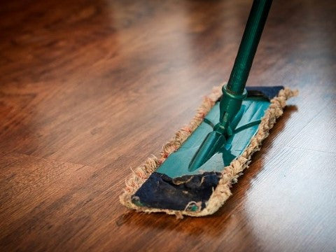spring cleaning floors