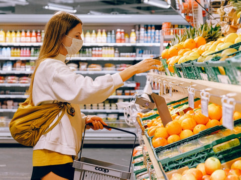 grocery run during a pandemic