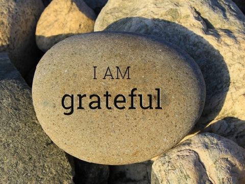 I am grateful stone