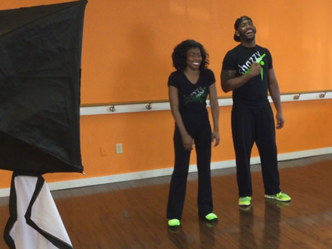 Vera Musgrove and Apollo Levine National Dance Day Shazzy Fitness