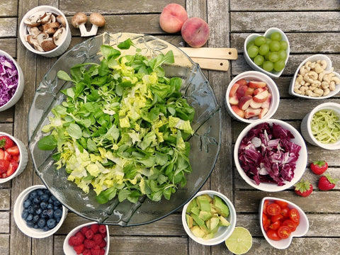 salad and healthy food