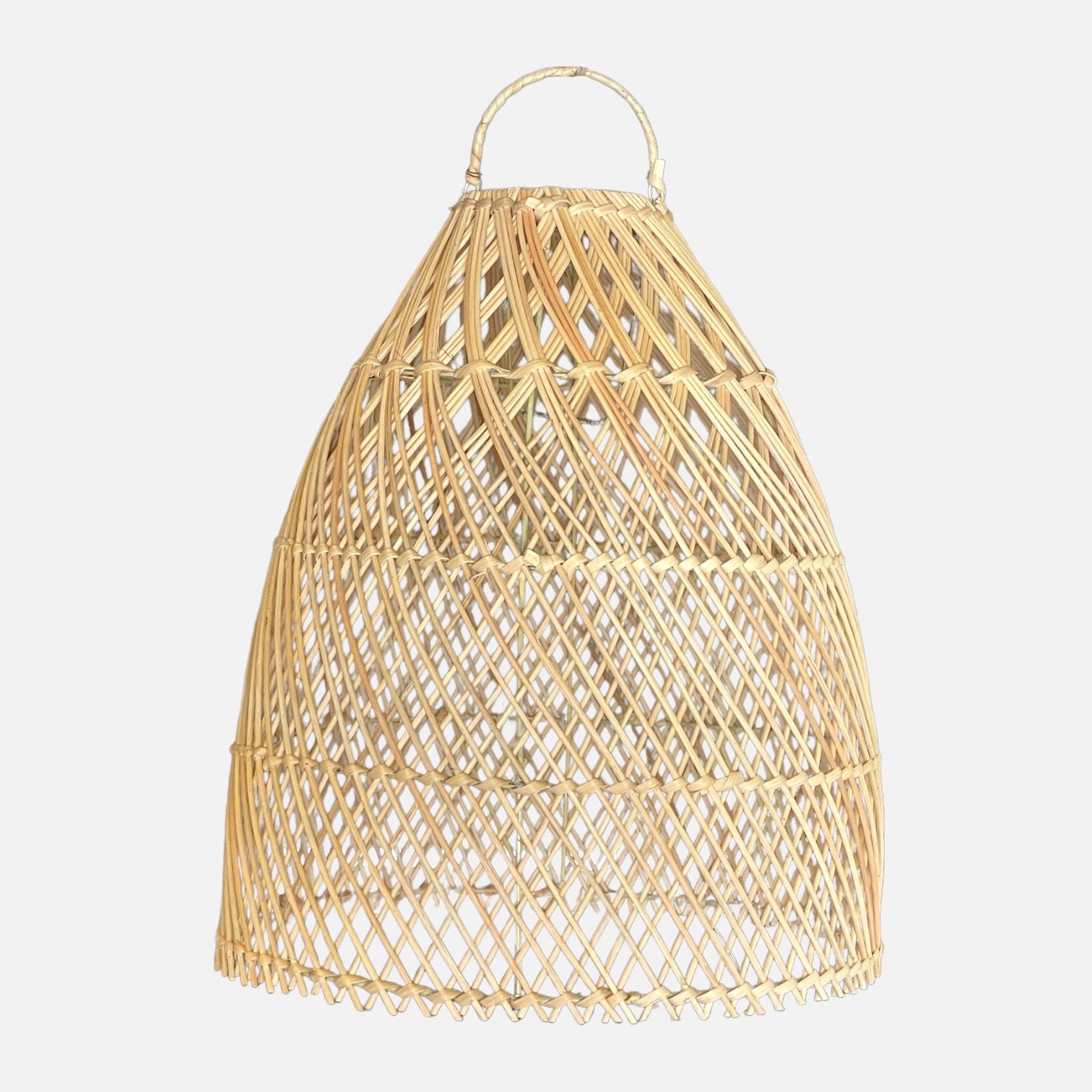 natural woven lampshade