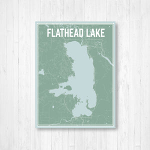 Flathead Lake Map