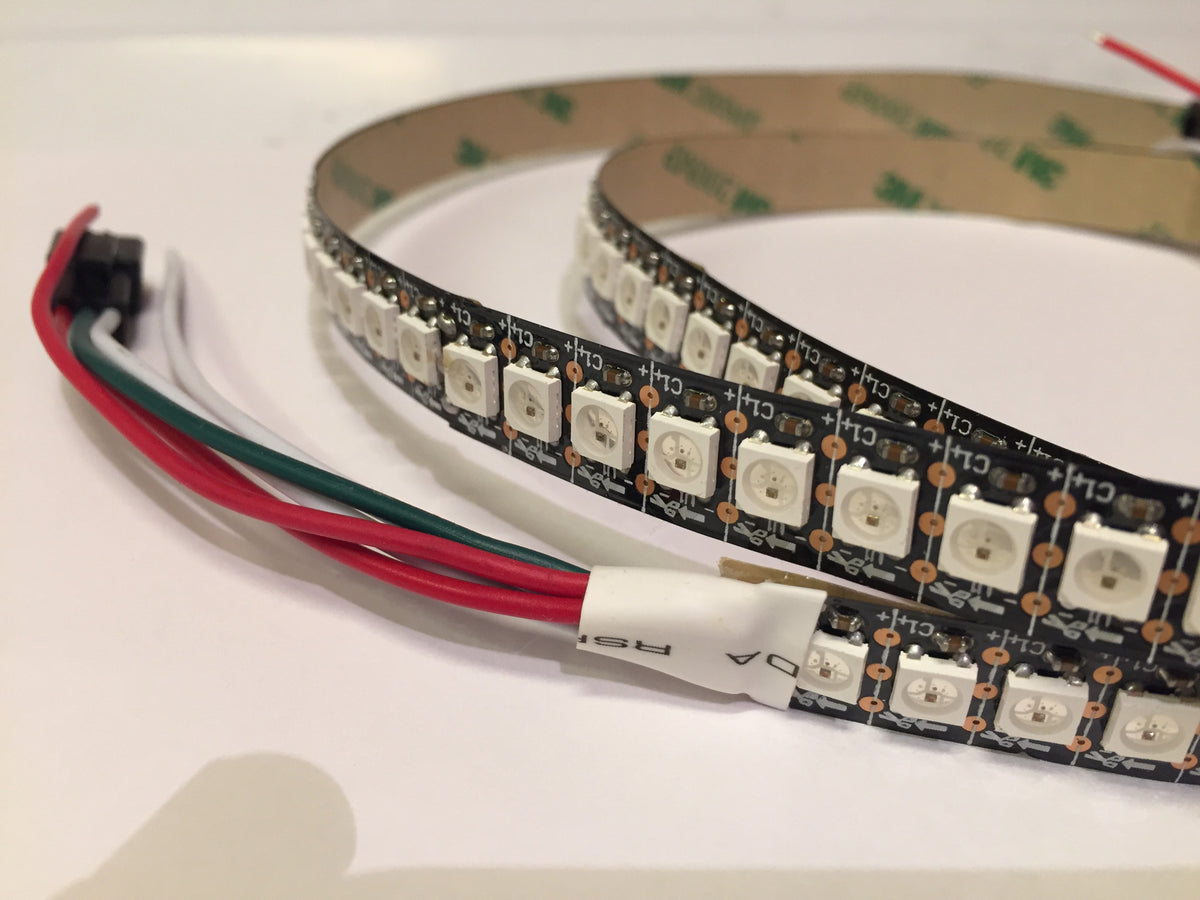 Ws2812b 5050 Smart Rgb Led Strip 5v Individually Addressable 1 Meter 1 Led123 Canada 