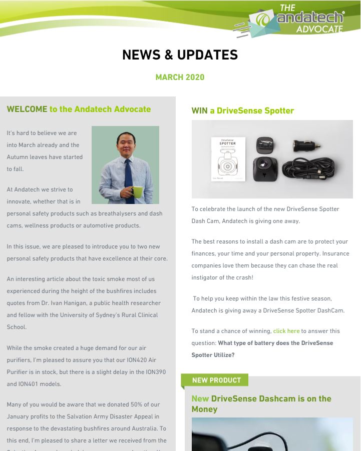 Andatech Advocate Newsletter