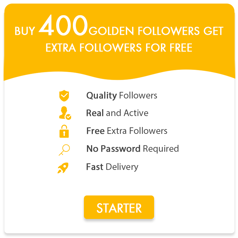 buy 400 golden followers get extra followers for free - 400 free instagram followers