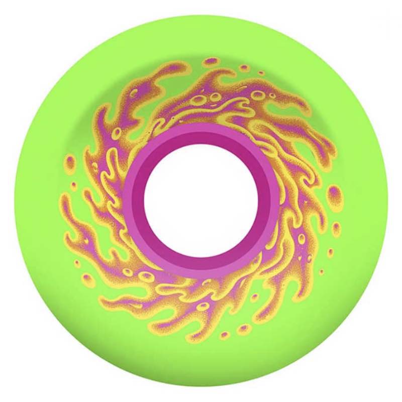 54.5mm 78a Slime Ball OG wheels green / pink