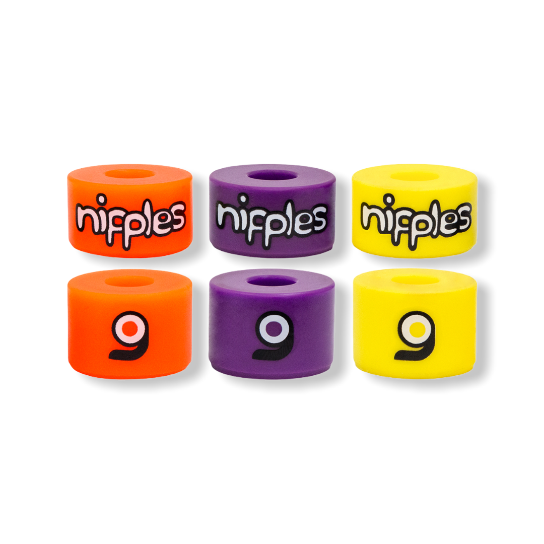 89a Orangatang Nipple Bushings Yellow