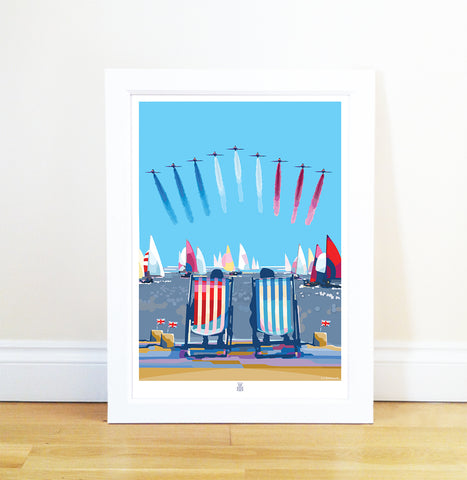 Happy and Glorious print and poster by Becky Bettesworth
