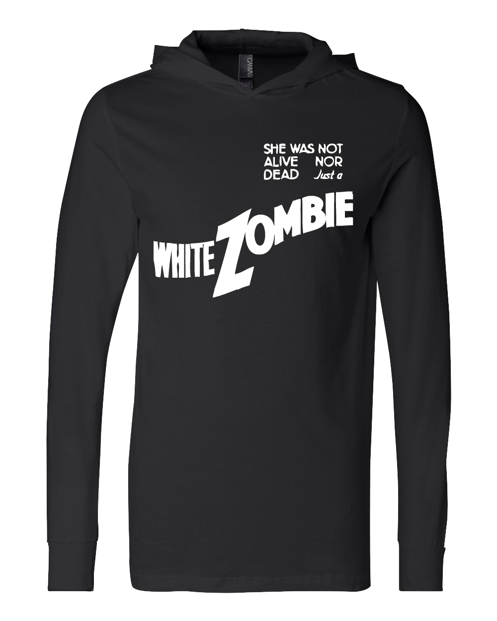 white zombie hoodie