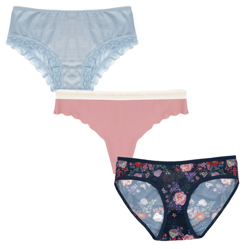 Forever Young All Cotton Set with Thong – Splendies