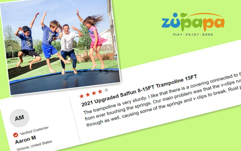 15ft trampoline review