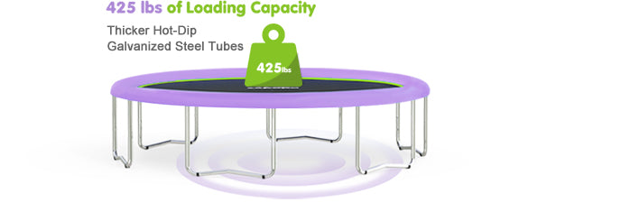 Purple Trampoline - Higher Weight Limit