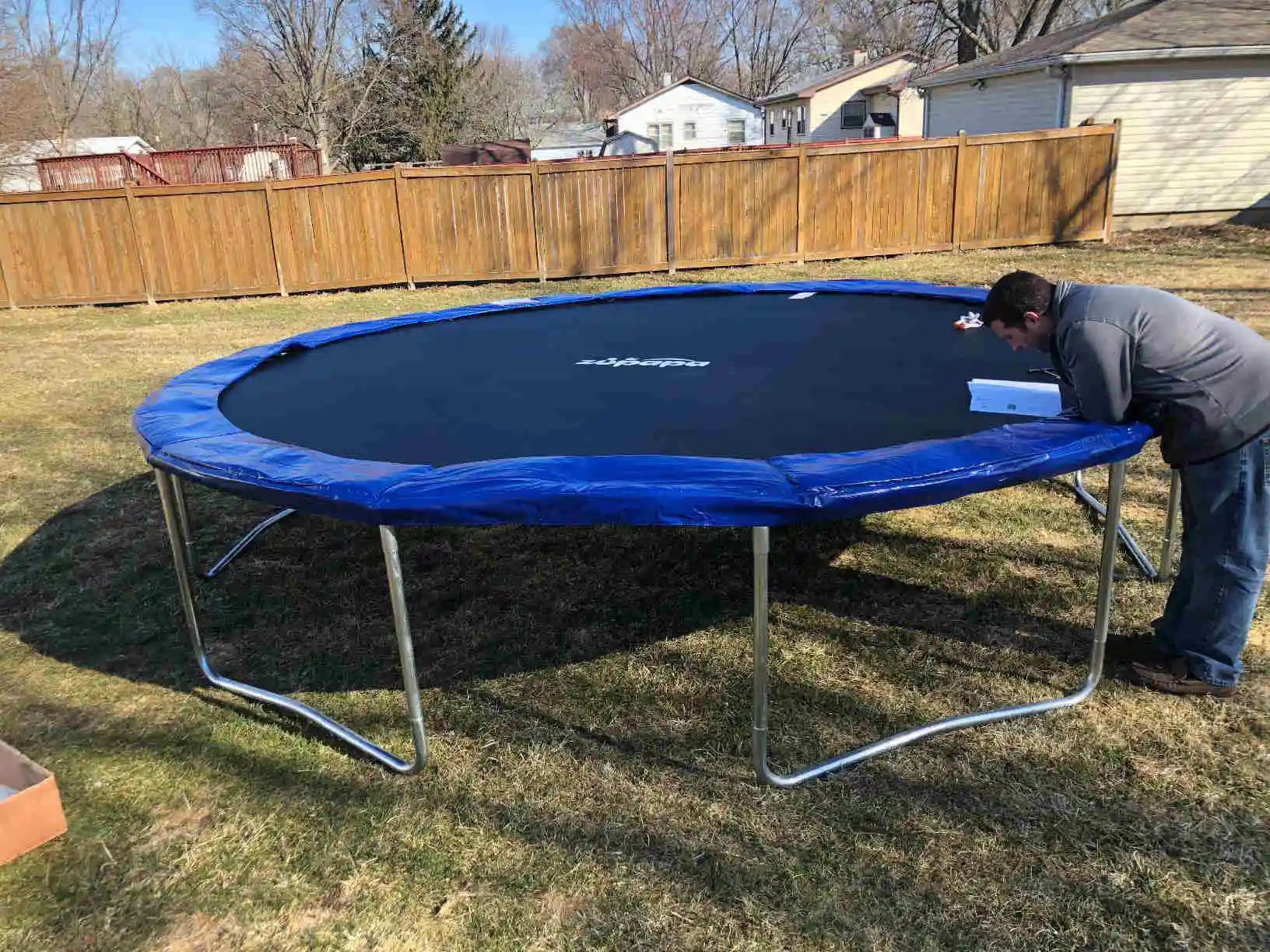 Installation of zupapa trampoline