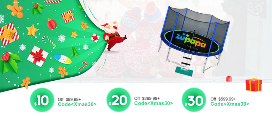 buy trampoline in Christmas holiday