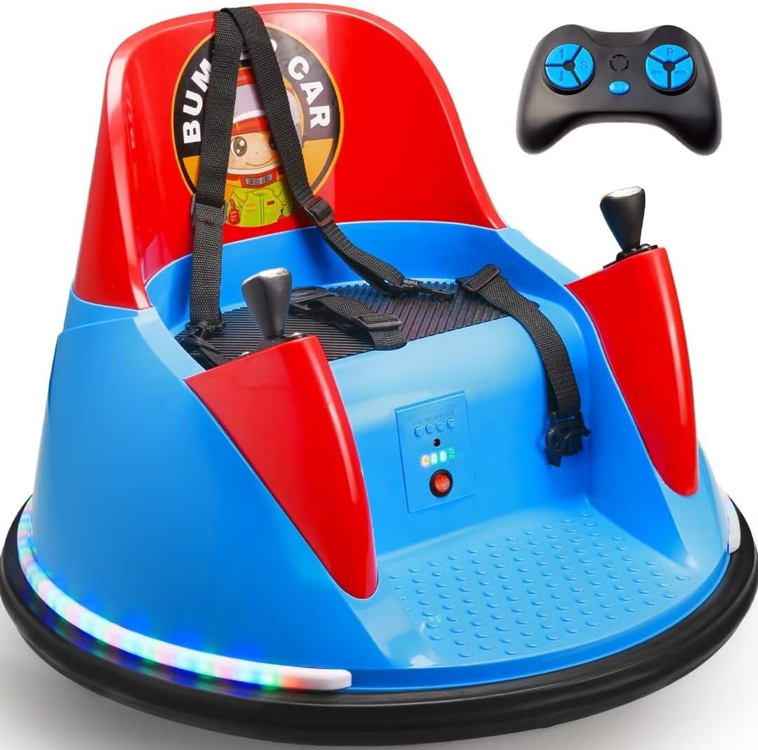 12V Bumper Car for 1.5-6 Years Kids  Electric Ride on Toys | Zupapa