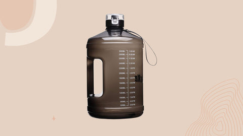 Best Deal for SLUXKE 1 Gallon Big Water Bottle, 128oz Leakproof BPA Free