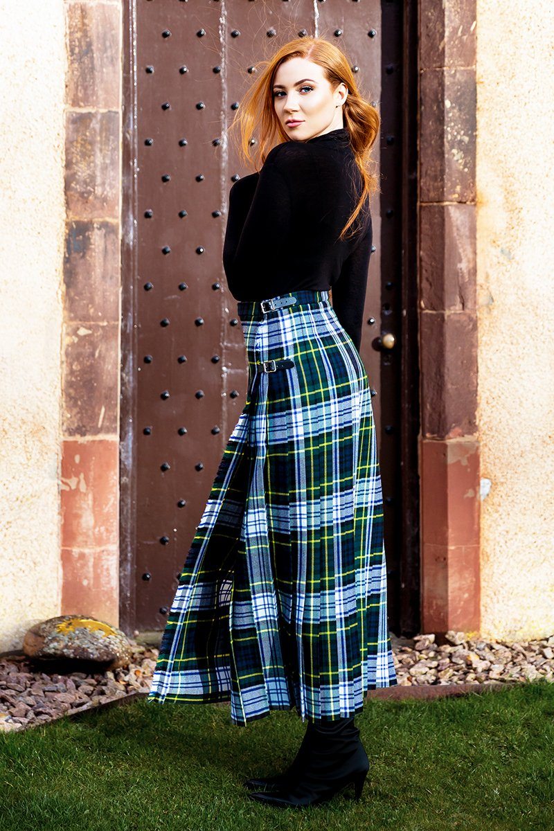 ladies long kilt