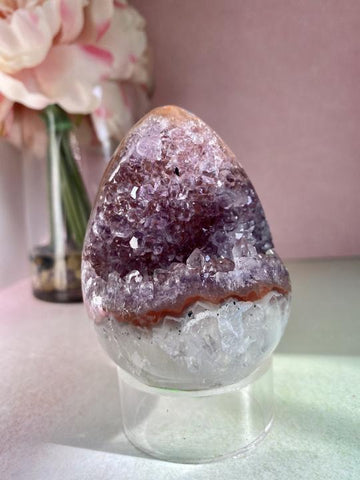 Polished Amethyst Egg