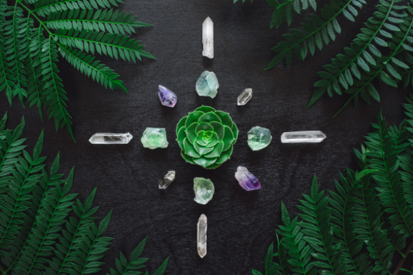 cleansing crystals for crystal grid 