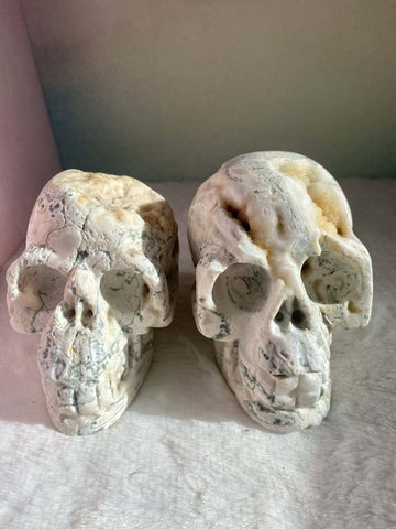 Agate Crystal Skulls