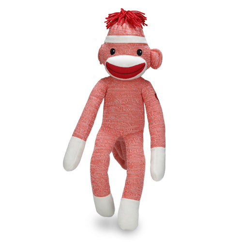 red monkey stuffed animal