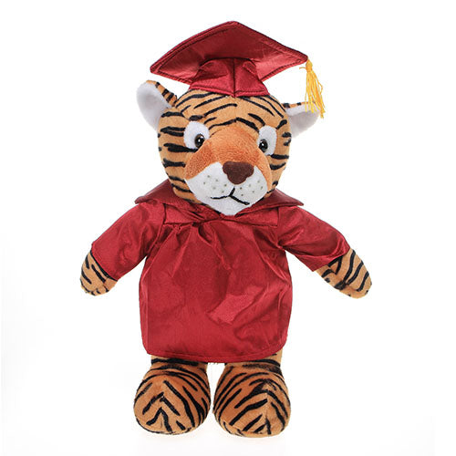 DolliBu Squat Leopard Graduation Plush Toy with Gown and Cap w/ Tassel - 8  inches - Bed Bath & Beyond - 39741068