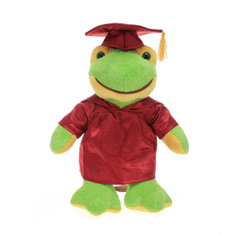 DolliBu Squat Leopard Graduation Plush Toy with Gown and Cap w/ Tassel - 8  inches - Bed Bath & Beyond - 39741068