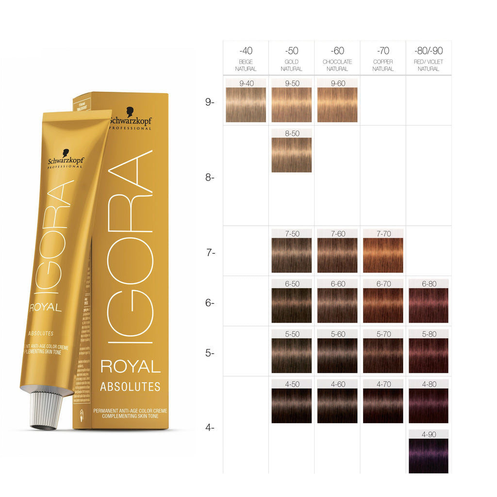 Igora Royal 50 Light Brown  Schwarzkopf Professionals 60 Ml