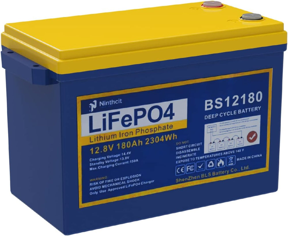 LiFePO4 Akku 12V 100Ah Lithium Batterie BMS für Wohnmobil Boot RV  Solarbatterie