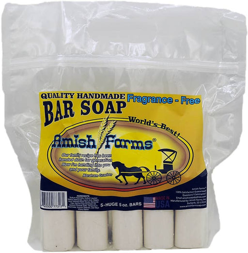 AMISH BAR SOAP IN A PACK OF 5 OF 5 OZ BARS