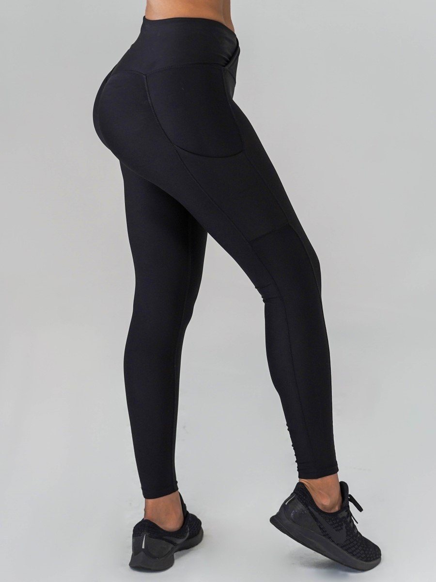 Pocket Leggings | CLASSIC BLACK - Obsession Shapewear product image