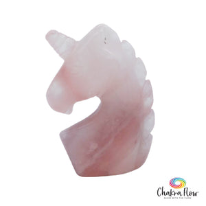Rose Quartz Unicorn Figurine