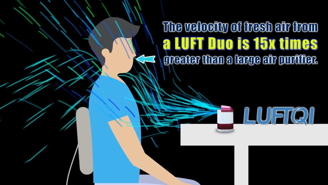 LUFT-air-purifier-provide-clean-air-on-office-desk