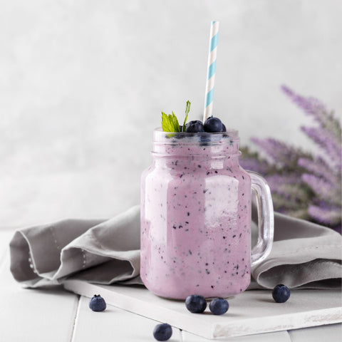 Protein blueberry smoothie