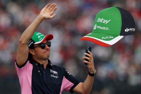 Gorra Checo Pérez Edición Especial Gran Premio de México 2019 Racing Point