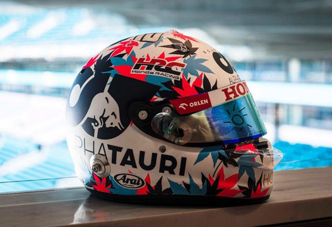 Casco Yuki Tsunoda Gran Premio de Miami 2023