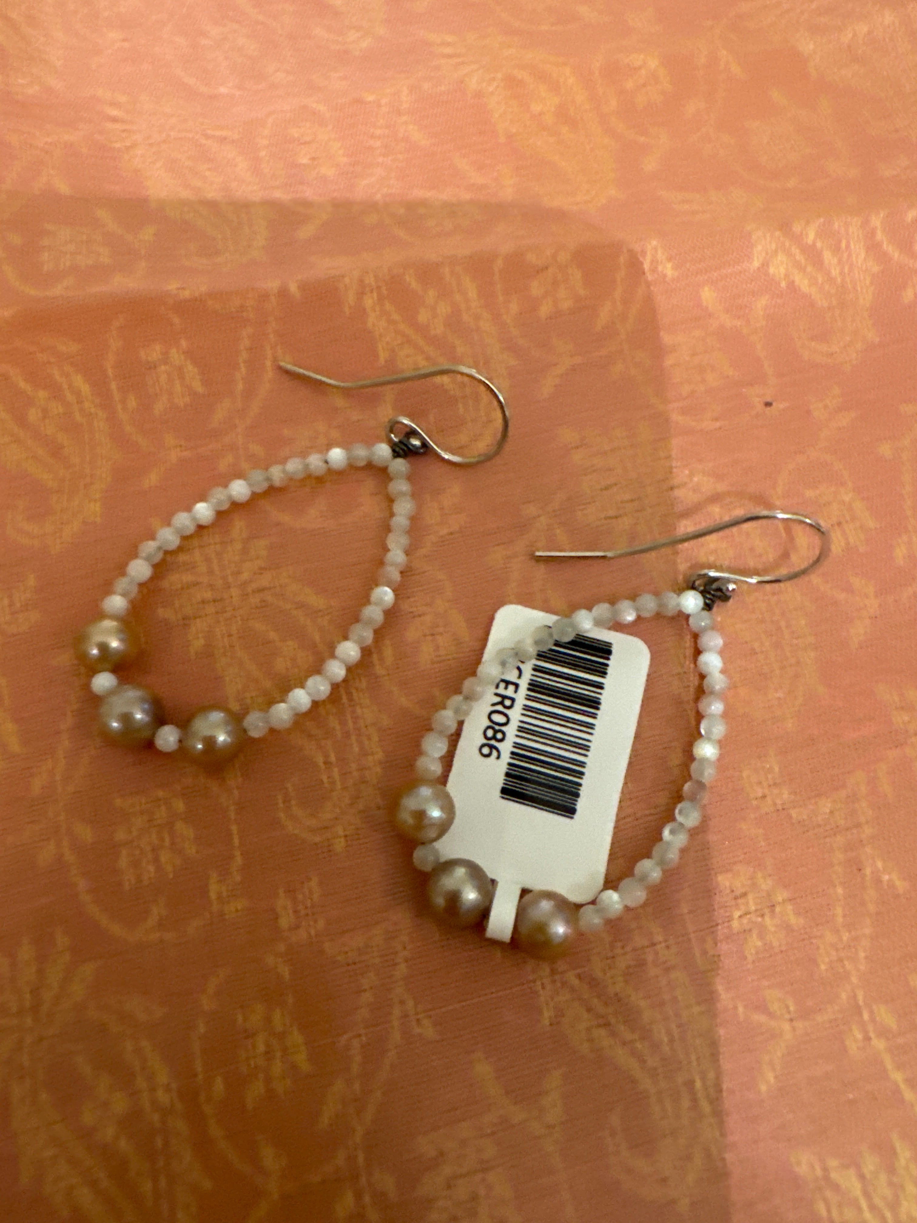 Shell and Pearl Earrings